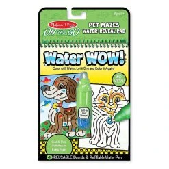 Melissa And Doug On The Go Water Wow Pet Mazes Reveal Pad Multi-color