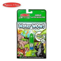 Melissa And Doug Water Wow On The Go Jungle Pad Multi-color