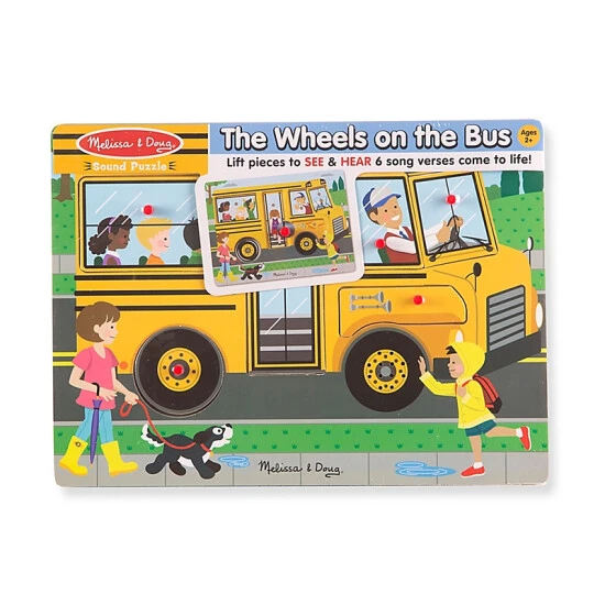 Melissa And Doug Melissa & Doug® 6-Piece Wheels On The Bus Puzzle Multi 2 Melissa And Doug Melissa & Doug® 6-Piece Wheels On The Bus Puzzle Multi - Image 2