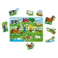Melissa And Doug Melissa & Doug&trade; 8-Piece Old MacDonald's Farm Sound Puzzle Multi