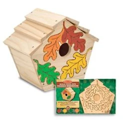 Melissa And Doug Build Your Own Wooden Birdhouse Set Multi-color