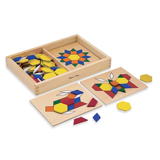 Melissa And Doug Melissa & Doug® Pattern Blocks And Boards Multi 1 Melissa And Doug Melissa & Doug® Pattern Blocks And Boards Multi