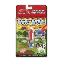 Melissa And Doug On The Go Water Wow Water Farm Reveal Pad Multi-color