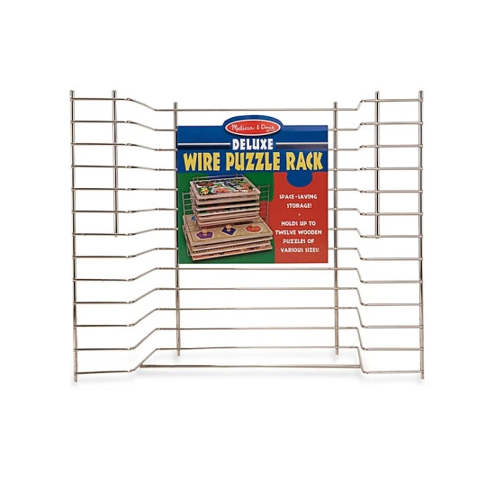 Melissa And Doug Melissa & Doug® Deluxe Wire Puzzle Rack Metal 1 Melissa And Doug Melissa & Doug® Deluxe Wire Puzzle Rack Metal