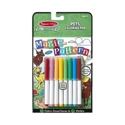 Melissa And Doug On The Go Pets Coloring Pad With Markers Set Multi-color