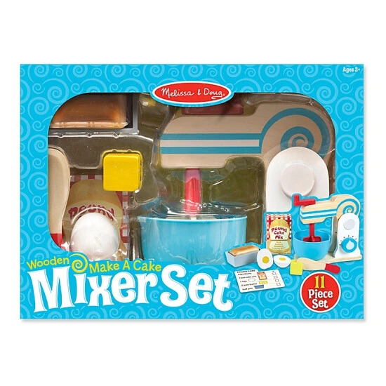 Melissa And Doug Melissa & Doug® Wooden Make-A-Cake Mixer Set Multi 3 Melissa And Doug Melissa & Doug® Wooden Make-A-Cake Mixer Set Multi - Image 3