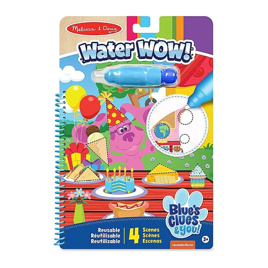 Melissa And Doug Blues Clues And You Water Wow Shapes Reusable Activity Pad Multi-color 1 Melissa And Doug Blues Clues And You Water Wow Shapes Reusable Activity Pad Multi-color