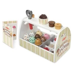 Melissa And Doug Melissa & Doug® 20-Piece Scoop & Serve Ice Cream Counter Set Multi