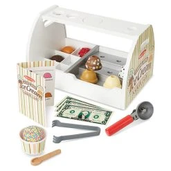 Melissa And Doug Melissa & Doug&reg; 20-Piece Scoop & Serve Ice Cream Counter Set Multi -Melissa & Doug Sales Store unnamed file 369