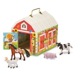 Melissa And Doug Melissa & Doug&reg; Wooden Latches Barn Multi