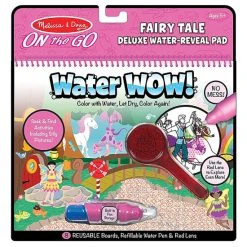 Melissa And Doug Water Wow Fairy Tale Reusable Reveal Pad 30173 Multi-color