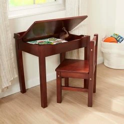 Melissa And Doug Melissa & Doug&reg; Wooden Lift-Top Desk And Chair Set Espresso -Melissa & Doug Sales Store unnamed file 406
