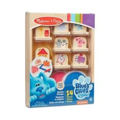 Melissa And Doug Blues Clues And You Wooden Handle Stamps Activity Set Multi-color