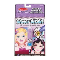 Melissa And Doug Melissa & Doug® 2-Piece Water Wow! Makeup & Manicures Water Reveal Pad And Pen Set Multi -Melissa & Doug Sales Store unnamed file 454