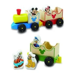 Melissa And Doug Mickey Mouse And Friends Wooden All Aboard Train Multi-color