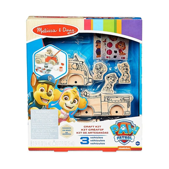 Melissa And Doug Paw Patrol Vehicles Wooden Craft Kit Multi-color 1 Melissa And Doug Paw Patrol Vehicles Wooden Craft Kit Multi-color