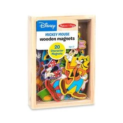 Melissa And Doug Disney Mickey Mouse Wooden Magnets Multi-color