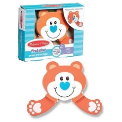 Melissa And Doug First Play Peek-A-Boo Bear Wooden Play Set Multi-color