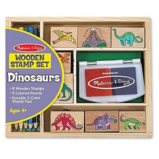 Melissa And Doug Dinosaur Wooden Stamp Set Multi-color 1 Melissa And Doug Dinosaur Wooden Stamp Set Multi-color