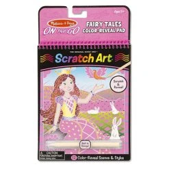 Melissa And Doug On The Go Scratch Art Fairy Tales Reveal Pad Multi-color
