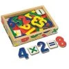 Melissa And Doug Wooden Number Magnets Set Multi-color
