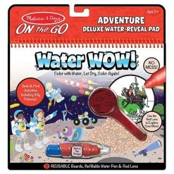 Melissa And Doug Water Wow Adventure Reusable Reveal Pad 30172 Multi-color