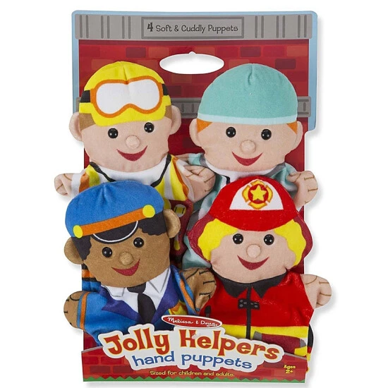 Melissa And Doug Jolly Helpers Hand Puppets Multi-color 1 Melissa And Doug Jolly Helpers Hand Puppets Multi-color