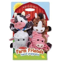 Melissa And Doug Farm Friends Hand Puppets Multi-color